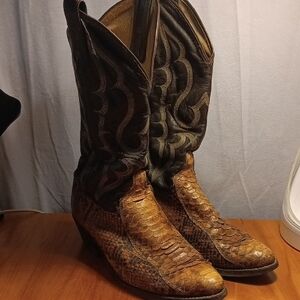 Abilene Snakeskin Boots Size 8